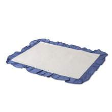 Load image into Gallery viewer, Blue and White Table Runner and Placemat Set (7 pieces) - Classic Steel Blue | NOVICA

