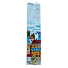 Load image into Gallery viewer, Hand-Painted Cityscape-Themed Recycled Paper Bookmark - Colorful Cityscape | NOVICA
