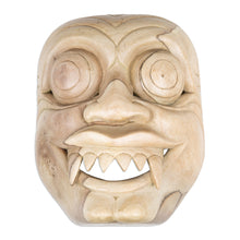 Load image into Gallery viewer, Hand-Carved Natural Hibiscus Wood Bhutakala Mask from Bali - Scared of Bhutakala | NOVICA

