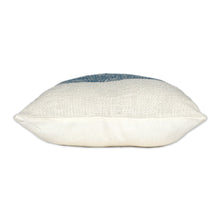 Load image into Gallery viewer, Diamond-Shaped Floral Blue Cotton Cushion Covers (Pair) - Diamond Petals | NOVICA
