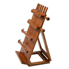 Load image into Gallery viewer, Tropical-Themed Handcrafted Jempinis Wood Jewelry Stand - Mother Nature's Style | NOVICA
