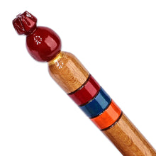 Load image into Gallery viewer, Pomegranate-Themed Classic Painted Beech Wood Pen - Pomegranate Words | NOVICA
