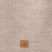 Load image into Gallery viewer, Unisex Soft Alpaca Blend Knit Hat in Ecru Beige - Ecru Minds | NOVICA
