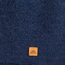 Load image into Gallery viewer, Unisex Soft Alpaca Blend Knit Hat in Indigo Blue - Indigo Minds | NOVICA
