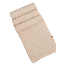 Load image into Gallery viewer, Knit Alpaca Blend Scarf in Vanilla Shade from Peru - Cozy Vanilla | NOVICA
