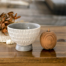 Load image into Gallery viewer, Guatemalan Handcrafted Textured Ivory and Grey Ceramic Vase - Harmonious Symphony in Grey | NOVICA
