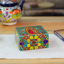Load image into Gallery viewer, Our Lady of Guadalupe Decoupage on Pinewood Decorative Box - Our Lady of Guadalupe | NOVICA
