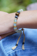 Load image into Gallery viewer, Adjustable Multi-Gemstone Beaded Yoga Bracelet from Bali - Spiritual Blend | NOVICA
