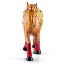 Load image into Gallery viewer, Traditional Hand-Painted Kadam Wood Camel Sculpture - Desert Majesty | NOVICA
