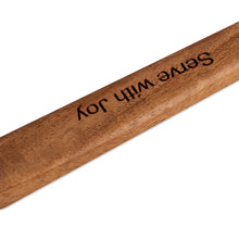 Load image into Gallery viewer, Indian-Made Hand-Carved Set of 2 Polished Neem Wood Spatulas - Serve with Joy | NOVICA
