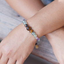 Load image into Gallery viewer, Bohemian-Inspired Multi-Gemstone Beaded Bracelet from Bali - Harmonious Fire | NOVICA
