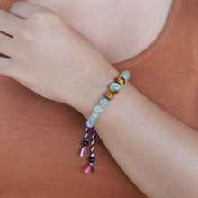 Load image into Gallery viewer, Inspirational Multi-Gemstone Beaded Bracelet Crafted in Bali - Times of Confidence | NOVICA
