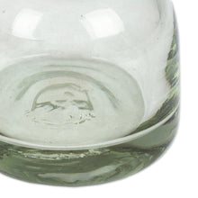 Load image into Gallery viewer, Mexican-Made Classic Clear Recycled Glass Incense Diffuser - Waves of Aroma | NOVICA
