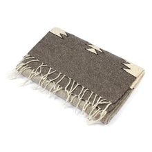 Load image into Gallery viewer, Minimalist Zapotec Grey and Beige 100% Wool Runner (1x6) - Grey Trends | NOVICA
