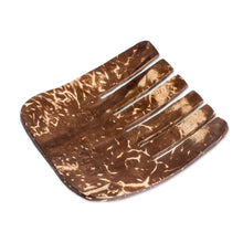 Load image into Gallery viewer, Eco-Friendly Coconut Shell Comb Handcrafted in El Salvador - Organic Beauty | NOVICA
