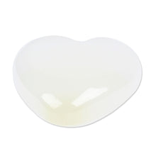 Load image into Gallery viewer, Heart-Shaped White Onyx Home Accent Hand-Carved in Mexico - Take my Heart | NOVICA
