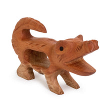 Load image into Gallery viewer, Nature-Themed Handmade Crocodile Mahogany Wood Figurine - Reptile Days | NOVICA

