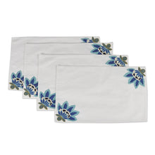 Load image into Gallery viewer, Spring-Themed 5-Piece Cotton Placemat and Table Runner Set - Floral Taste | NOVICA
