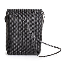Load image into Gallery viewer, Handwoven Recycled Vinyl Cord Sling Bag with Diamond Motif - Casual Beauty | NOVICA
