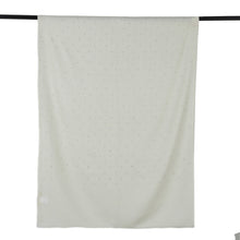 Load image into Gallery viewer, Wool and Silk Swarovski Crystal Beaded Shawl in Alabaster - Alabaster Sparkling | NOVICA

