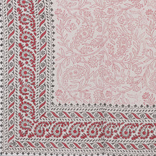 Load image into Gallery viewer, Cotton Bandana with Paisley and Vine Designs - Paisley Foliage | NOVICA
