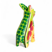 Load image into Gallery viewer, Rabbit Floral Pinewood Figurine Hand-Painted in Guatemala - Remarkable Rabbit | NOVICA
