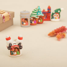Load image into Gallery viewer, Hand-Painted Andean Ceramic Nativity Ornament - Andean Nativity | NOVICA
