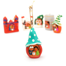 Load image into Gallery viewer, Hand-Painted Andean Ceramic Nativity Ornament - Andean Nativity | NOVICA
