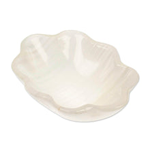 Load image into Gallery viewer, White Shell-Themed Marble Catchall Jewelry Tray Vanity Dish - White Shell | NOVICA

