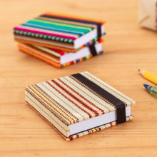Load image into Gallery viewer, 98 Page Mini Notebook Handcrafted in Peru (Assorted) - Andean Scribe | NOVICA
