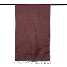 Load image into Gallery viewer, Reversible Silk Shawl in Magenta and Cadet Blue Shades - Magenta Fusion | NOVICA
