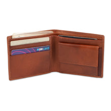 Load image into Gallery viewer, Classic Russet Red Shade Unisex 100% Leather Bi-Fold Wallet - Traditional Russet | NOVICA
