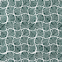 Load image into Gallery viewer, Striped Fan Vine-Patterned Hand-Block Printed Cotton Sarong - Modern Contrasts | NOVICA
