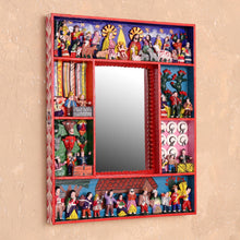 Load image into Gallery viewer, Fair Trade Folk Art Retablo Mirror - Chapel of Bethlehem | NOVICA
