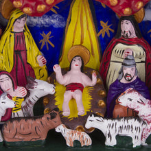 Load image into Gallery viewer, Collectible Peruvian Wood Multicolor Retablo Sculpture - Chapel of Quinua | NOVICA
