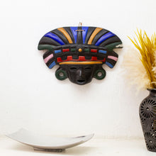 Load image into Gallery viewer, Ceramic mask - Aztec Warrior | NOVICA
