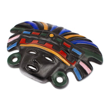 Load image into Gallery viewer, Ceramic mask - Aztec Warrior | NOVICA
