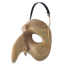 Load image into Gallery viewer, Wood mask - Long Nosed Clown | NOVICA
