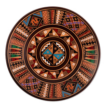 Load image into Gallery viewer, Cuzco Ceramic Decorative Plate - Inca Star | NOVICA
