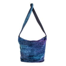 Load image into Gallery viewer, Bamboo Chenille Bag Handmade in Guatemala - Magical Moon | NOVICA
