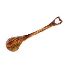 Load image into Gallery viewer, Handmade Wood Ladle Spoon - Heart of Maya | NOVICA
