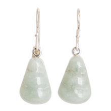 Load image into Gallery viewer, Hand Crafted Jade Dangle Earrings - Whirlwind | NOVICA
