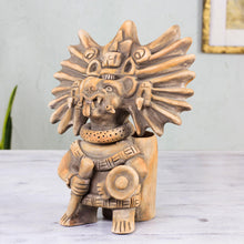 Load image into Gallery viewer, Collectible Zapotec Ceramic Statuette Museum Replica - Zapotec Bat Deity Urn | NOVICA
