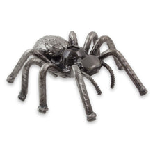 Load image into Gallery viewer, Eco-Friendly Upcycled Metal Spider Sculpture from Mexico - Rustic Tarantula | NOVICA

