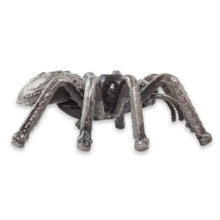 Load image into Gallery viewer, Eco-Friendly Upcycled Metal Spider Sculpture from Mexico - Rustic Tarantula | NOVICA
