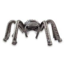 Load image into Gallery viewer, Eco-Friendly Upcycled Metal Spider Sculpture from Mexico - Rustic Tarantula | NOVICA
