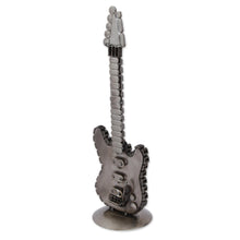 Load image into Gallery viewer, Handcrafted Recycled Auto Parts Guitar Sculpture - Guitar Glory | NOVICA
