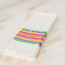 Load image into Gallery viewer, Striped Multicolor 100% Cotton Dishtowels (Set of 3) - Celebration | NOVICA
