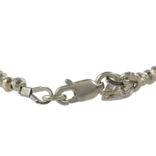 Load image into Gallery viewer, Geometric Sterling Silver Beaded Bracelet from Guatemala - Gleaming Geometry | NOVICA
