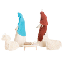 Load image into Gallery viewer, Natural Fiber Nativity Scene from Costa Rica (Set of 6) - Peace and Unity | NOVICA
